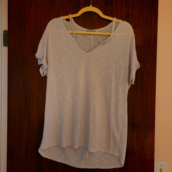 Charlotte Russe Tops - Charlotte Russe Casual Gray V-Neck Women's Top
